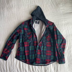 Flannel Insulated Sherpa Jacket